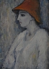 Женщина в желтой шляпе