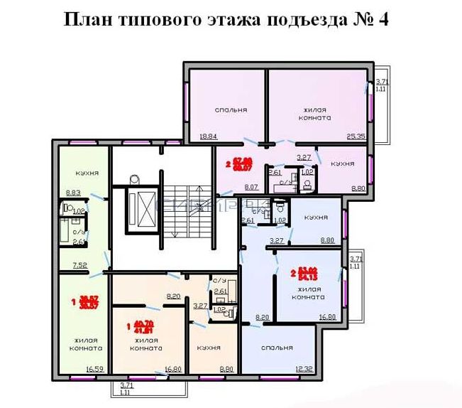 4 подъездный дом. План типового этажа. План квартир на этаже. План подъезда типового этажа. 9 Этажный дом план.