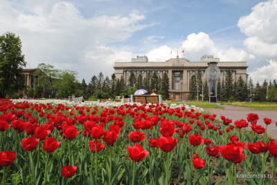 Парки, скверы и места отдыха Красноярска.
