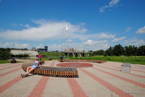 На острове Татышева, Красноярск